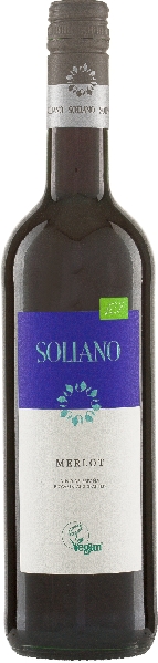 Soliano. Soliano Merlot Vino de la Tierra Jg. 2020 von Soliano.