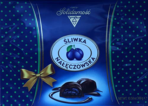 Solidarnosc Pflaumen im Schokoladenmantel, Sliwka Naleczowska, Nettogewicht 300 g von Jlwiy