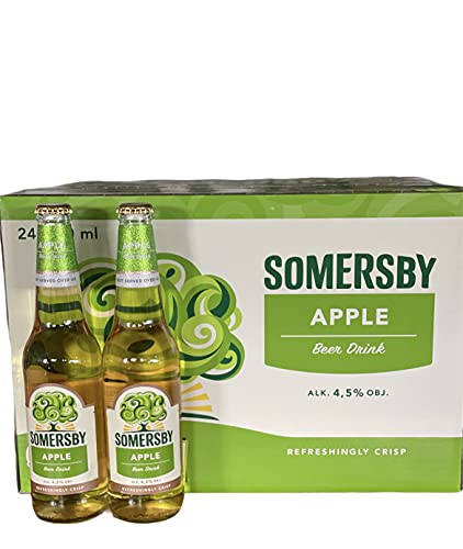 Somersby Bier Apple 12x04 | Flasche Bier Geschenk | Flaschenbier | Erfrischendes Fruchtbier von Somersby