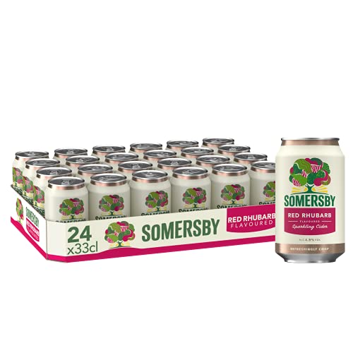 Somersby Red Rhubarb Cider, Dose Einweg (24 x 0.33 L) von Somersby