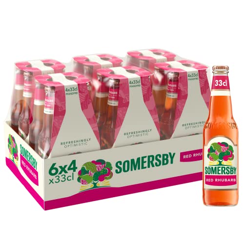 Somersby Red Rhubarb Cider, Glas Einweg (24 x 0.33 L) von Somersby