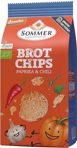 Demeter Brot Chips - Paprika & Chili 2 x 100 gr Demeter Brot Chips - Paprika & Chili 2 x 100 gr von Sommer & Co.