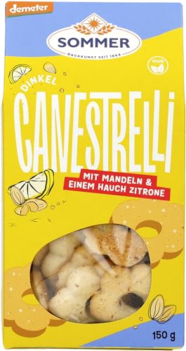 Dinkel Canestrelli mit Mandeln & einem Hauch Zitrone 2 x 150 gr Dinkel Canestrelli mit Mandeln & einem Hauch Zitrone 2 x 150 gr von Sommer & Co.