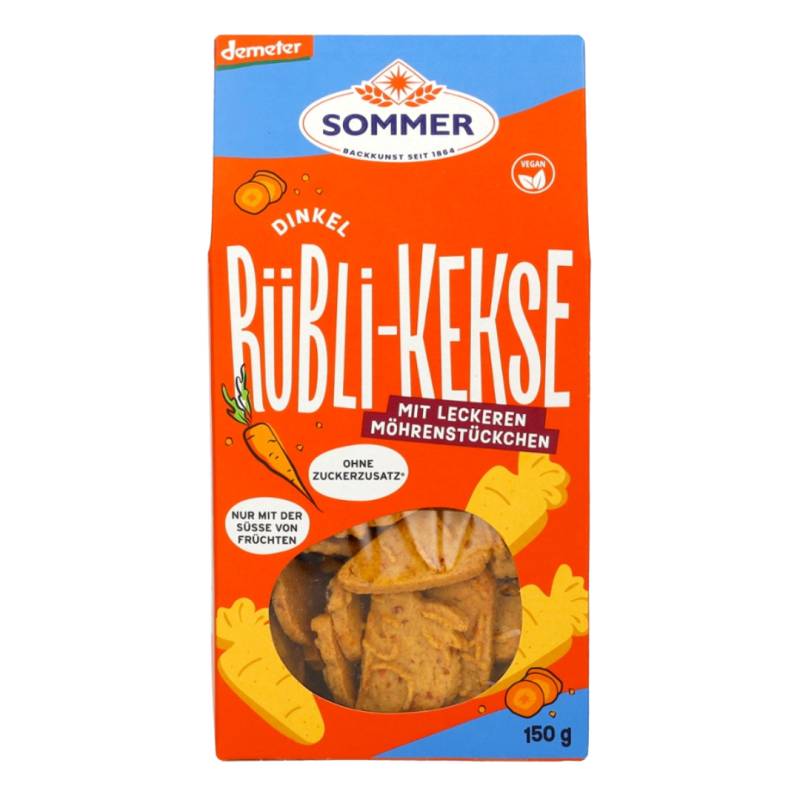 Bio Dinkel Rübli Kekse von Sommer