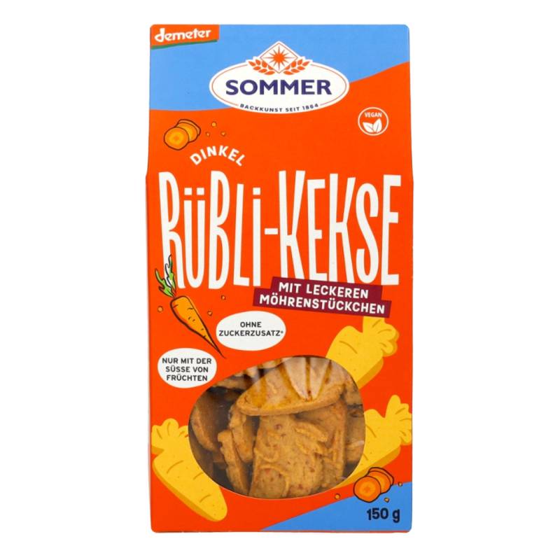 Bio Dinkel Rübli Kekse von Sommer