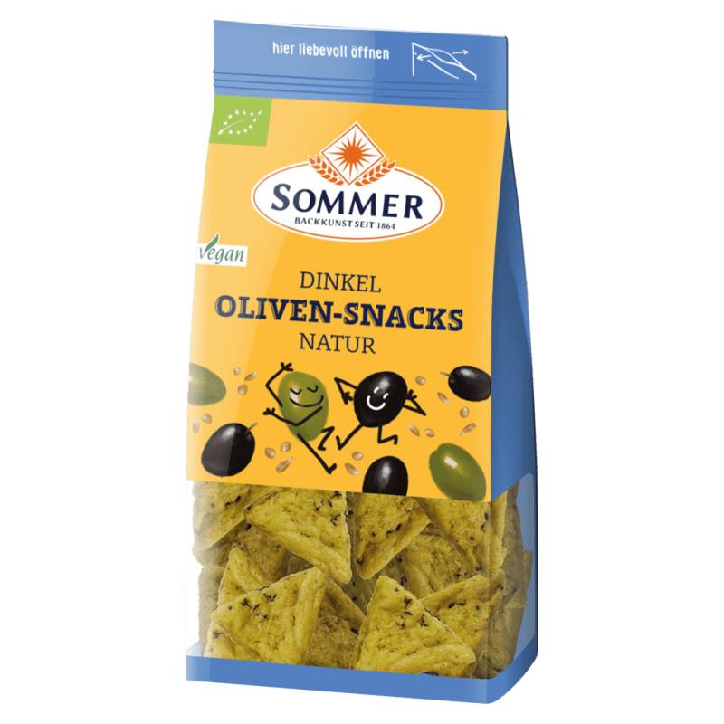 Bio Oliven-Snacks Natur von Sommer