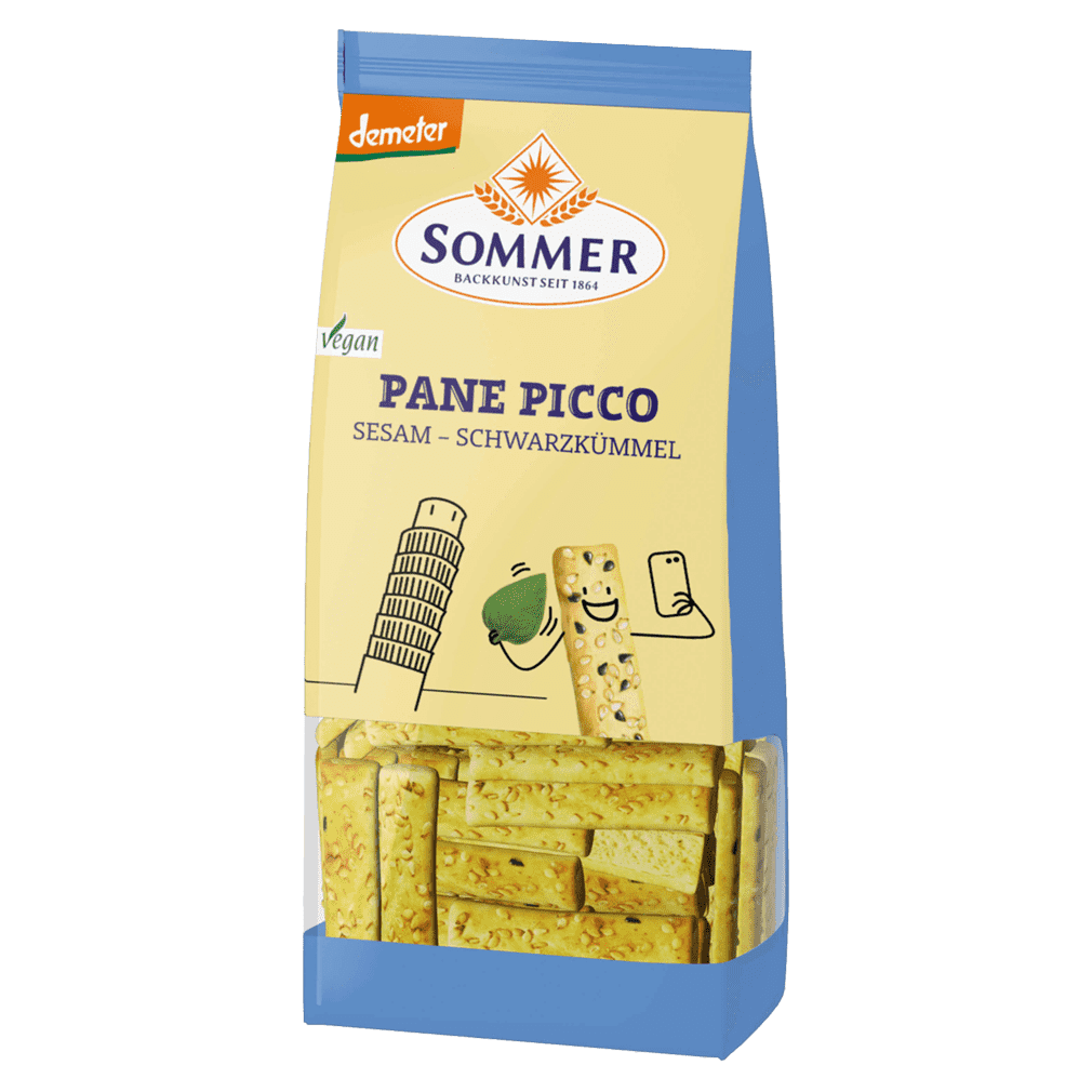Bio Pane Picco Sesam-Schwarzkümmel von Sommer