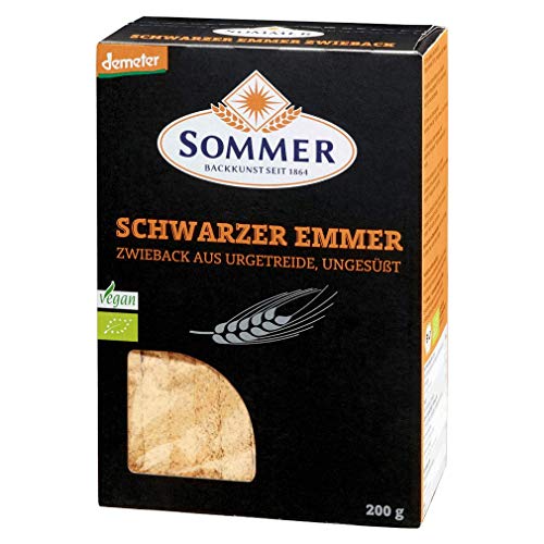 SOMMER CABLE Schwarzer Emmer Zwieback, 200 g von SOMMER CABLE
