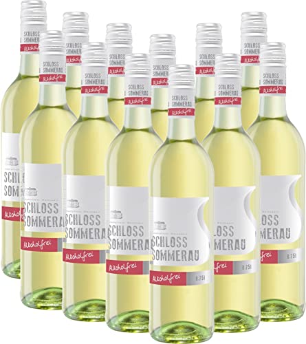 Schloss Sommerau Weißwein alkoholfrei von Sommerau - Weißwein 12 x 0,75l VINELLO - 12er - Weinpaket inkl. kostenlosem VINELLO.weinausgießer von Sommerau