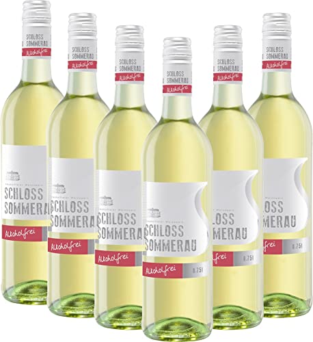 Schloss Sommerau Weißwein alkoholfrei von Sommerau - Weißwein 6 x 0,75l VINELLO - 6er - Weinpaket inkl. kostenlosem VINELLO.weinausgießer von Sommerau