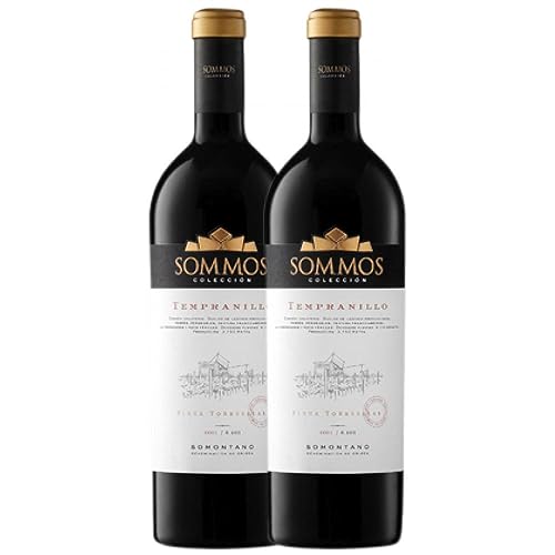 Sommos Colección Tempranillo Somontano Alterung 75 cl (Schachtel mit 2 Flaschen von 75 cl) von Sommos