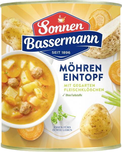 Sonnen Bassermann Möhren Eintopf mit leckeren Fleischklößchen Sonnen Bassermann Möhren Eintopf mit leckeren Fleischklößchen von Sonnen Bassermann