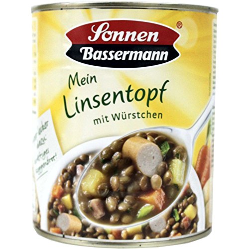 Sonnen Bassermann mein Linsentopf mit Würstchen (800g Dose) von Sonnen Bassermann