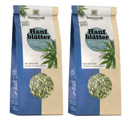Sonnen tor BIO Sonnentor-Set: 2x Hanfblätter lose bio (40g) - Kräutertee - AT-BIO-301 von Inenity