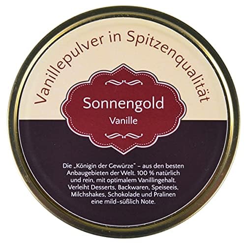 Sonnengold Bourbon-Vanillepulver - Premium-Qualität zum Spitzenpreis (100 Gramm) von Sonnengold