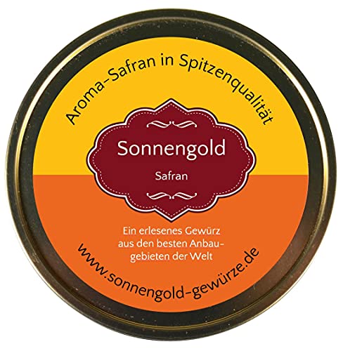 Sonnengold Safran-Fäden, Top-Qualität - Spitzenkategorie 1 (100 Gramm) von Sonnengold