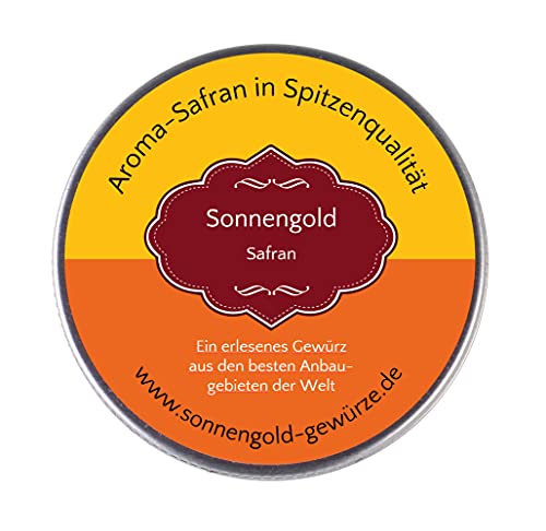 Sonnengold Safran-Pulver gemahlen, Top-Qualität - Spitzenkategorie 1 (2 Gramm) von Sargolgold