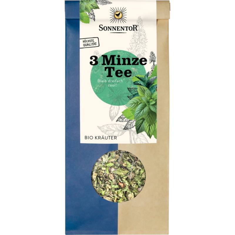 Bio 3-Minze Tee lose, 50 g von Sonnentor