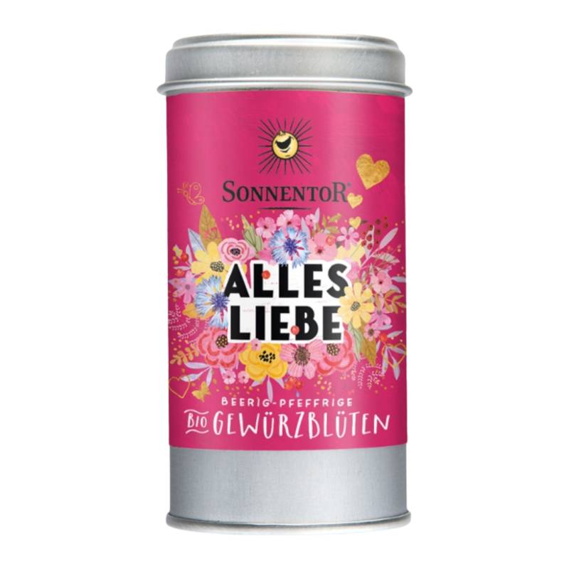 Bio Alles Liebe Gewürzblüten, 30 g, Streudose von Sonnentor