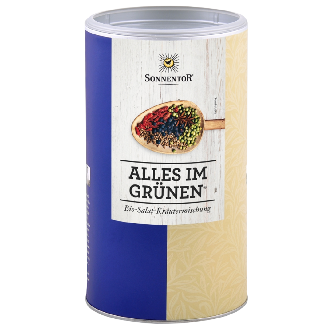 Bio Alles im Grünen® Salatgewürz 130 g, Gastrodose groß von Sonnentor