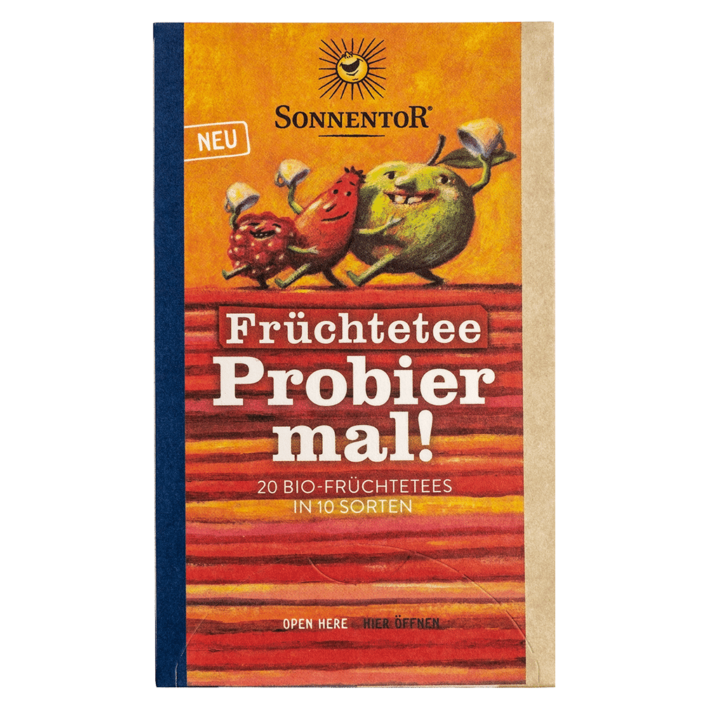Bio Früchtetee, Probier mal! MHD 31.12.2024 Bio Früchtetee, Probier mal! MHD 31.12.2024 von Sonnentor