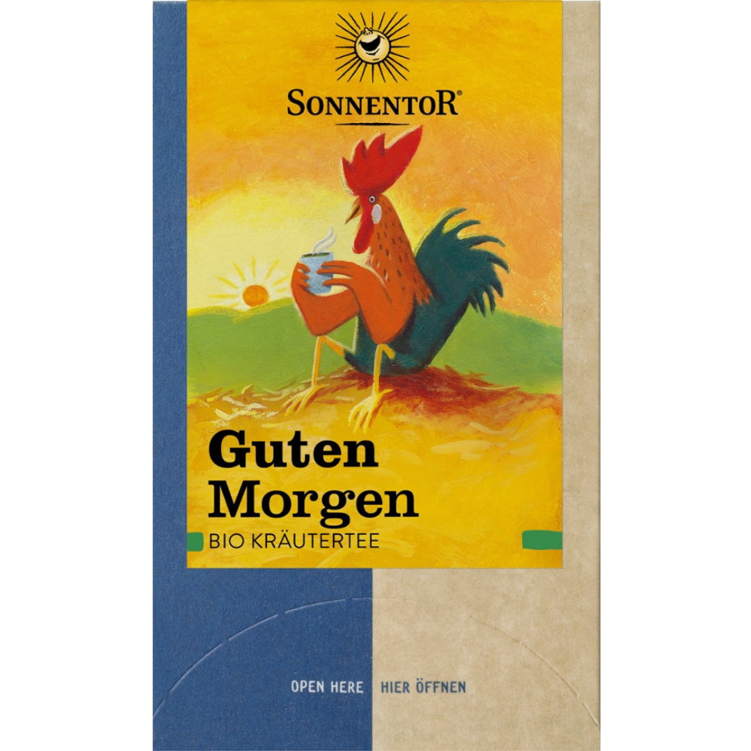 Bio Guten Morgen Kräutertee, Teebeutel von Sonnentor