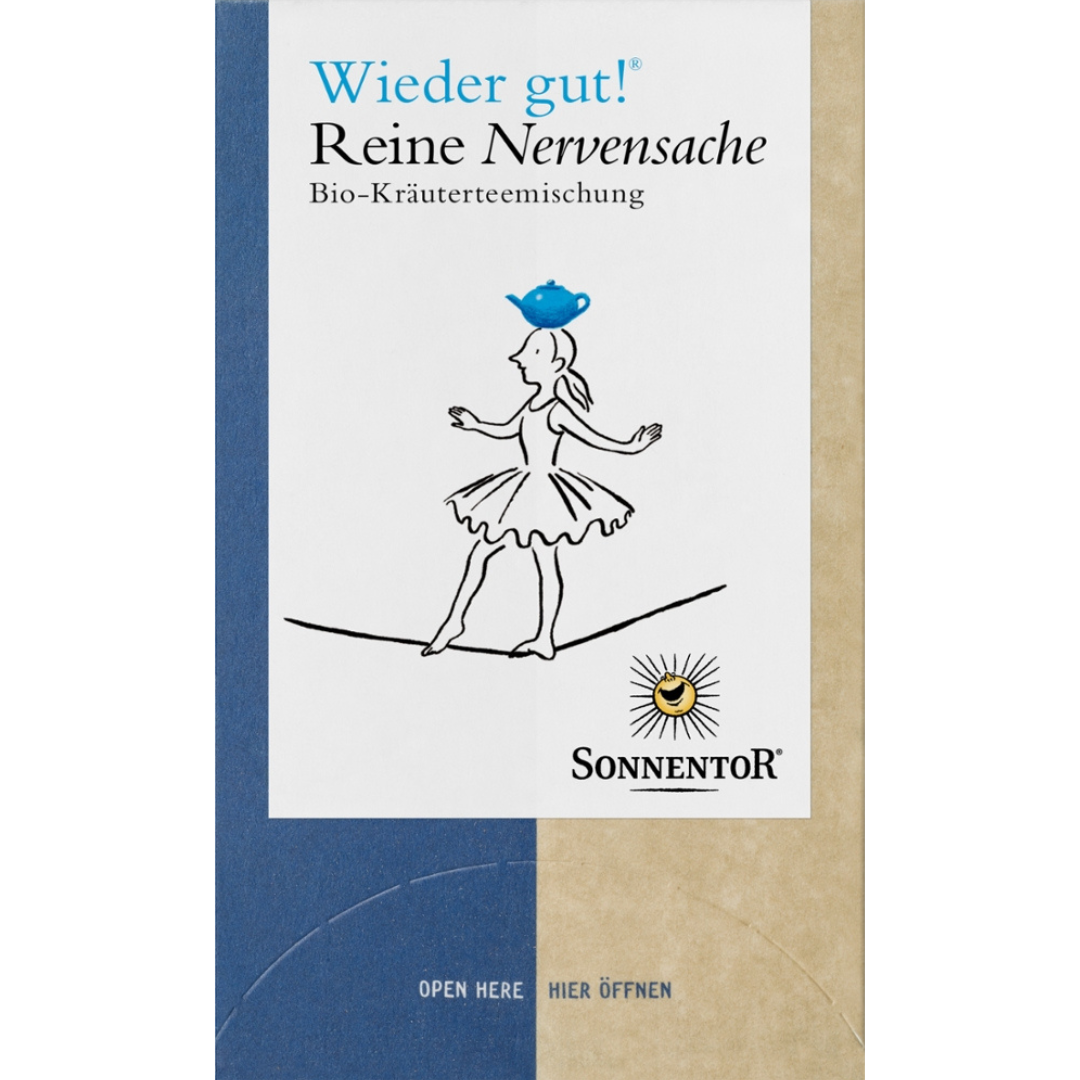 Bio Wieder gut! Reine Nervensache Tee, 18 Btl Bio Wieder gut! Reine Nervensache Tee, 18 Btl von Sonnentor