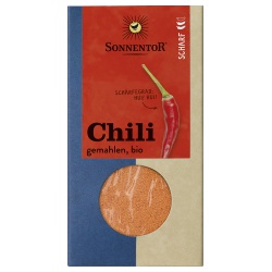 Chili, gemahlen von SONNENTOR