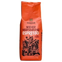 Espresso Wiener Verführung, ganze Bohne Espresso Wiener Verführung, ganze Bohne von SONNENTOR