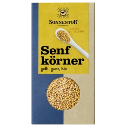 Senfkörner, gelb, ganz von SONNENTOR