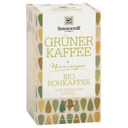 Grüner Kaffee im Beutel von SONNENTOR