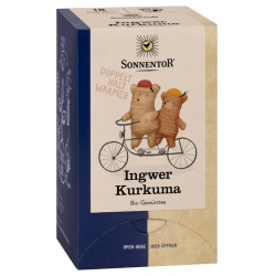 Ingwer-Kurkuma-Tee im Beutel von SONNENTOR