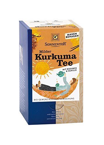 Kurkuma Tee Bio Gewürz-Kräuterteemischung SONNENTOR (2 x 18x1,5g) Rooibos & Vanille von Sonnentor