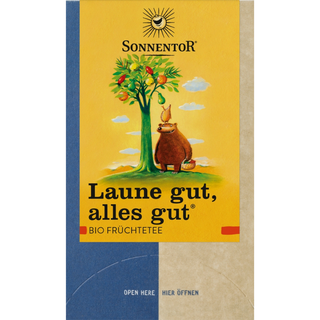 Laune gut, alles gut Bio-Früchte-Rooibosmischung Laune gut, alles gut Bio-Früchte-Rooibosmischung von Sonnentor