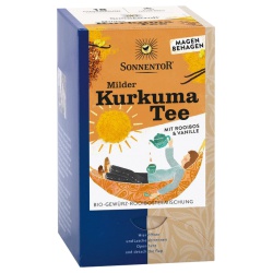 Milder Kurkuma-Tee mit Rooibos & Vanille im Beutel von SONNENTOR
