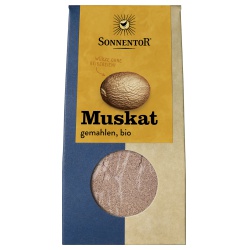 Muskat, gemahlen von SONNENTOR