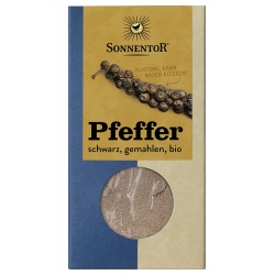 Pfeffer, schwarz, gemahlen von SONNENTOR