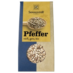 Pfeffer, weiß, ganz von SONNENTOR