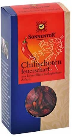 SONNENTOR BIO- Chilischoten feuerscharf Doppelpack 2 x 25g von Sonnentor