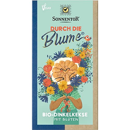 SONNENTOR Bio-Dinkelkekse, Durch die Blume®, 125g (12er Pack) von Sonnentor