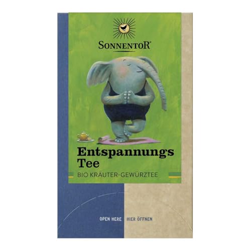 SONNENTOR Entspannungs Kräutertee, 18 Doppelkammerbeutel, 18g (2er Pack) von Sonnentor