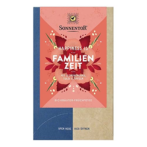 SONNENTOR Happiness is - Familienzeit Tee, 18 Doppelkammerbel, 27g (3er Pack) von Sonnentor
