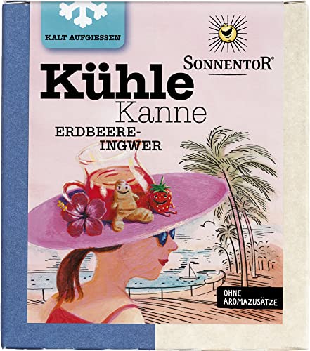 Sonnentor Kühle Kanne Erdbeere-Ingwer (44,8 g) - Bio Sonnentor Kühle Kanne Erdbeere-Ingwer (44,8 g) - Bio von Sonnentor