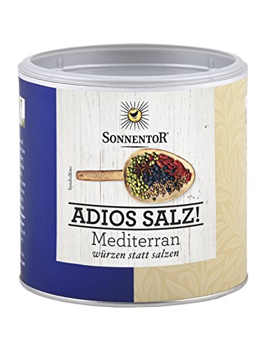 Sonnentor Adios Salz Mediterrane Gemüsemischung Gastrodose klein bio, 1er Pack (1 x 150 g) von Sonnentor