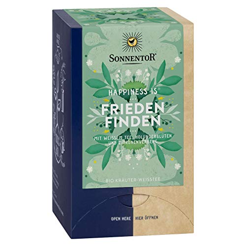 Sonnentor Kräuter-Weißtee "Happiness is ... Frieden finden" im Beutel (27 g) - Bio von Sonnentor