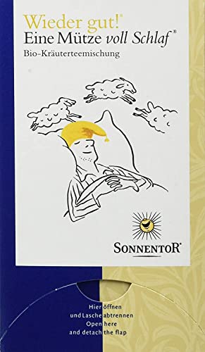 Sonnentor Tee Eine Mütze voll Schlaf - Wieder gut! Doppelkammerbeutel (1 x 27 g) - Bio von Sonnentor