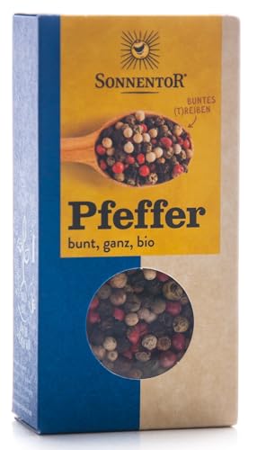 Sonnentor Bio Pfeffer, bunt und ganz, 50 g Sonnentor Bio Pfeffer, bunt und ganz, 50 g von Sonnentor