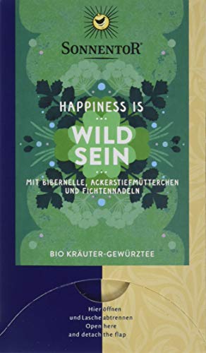 Sonnentor Bio Wild Sein Tee Happiness is, 3er Pack (3 x 27 g) von Sonnentor