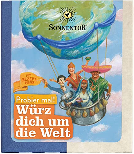 Sonnentor Bio Würz dich um die Welt Probier mal (6 x 50 gr) von Sonnentor