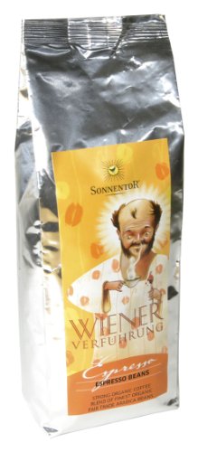 Sonnentor Espresso ganze Bohne Wiener Verführung, 1er Pack (1 x 500 g) - Bio von Sonnentor